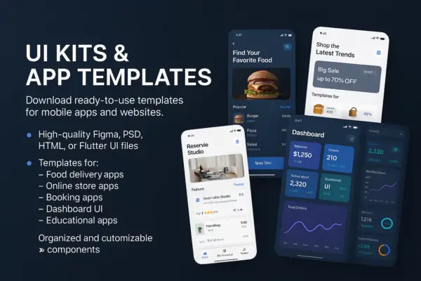 UI Kits & App Templates